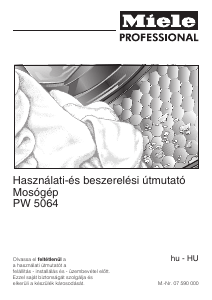 Használati útmutató Miele PW 5064 AV LW MopStar60 Mosógép