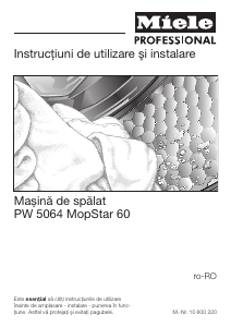 Manual Miele PW 5064 AV LW MopStar60 Mașină de spălat