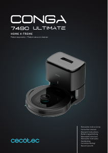 Manual Cecotec Conga 7490 Ultimate Home X-Treme Vacuum Cleaner