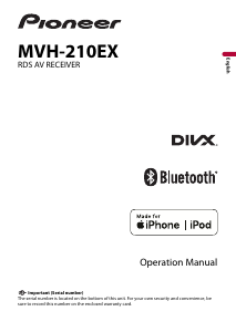 Manual Pioneer MVH-210EX Car Radio