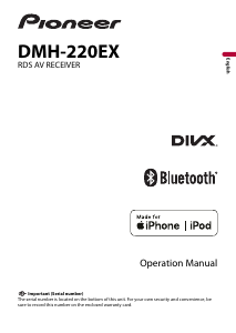 Manual Pioneer DMH-220EX Car Radio