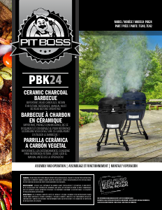 Mode d’emploi Pit Boss PBK24 Barbecue
