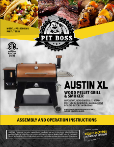 Handleiding Pit Boss Austin XL Barbecue