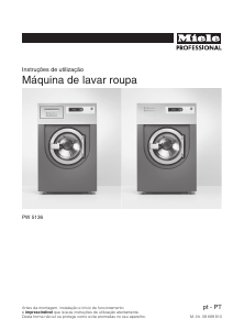 Manual Miele PW 5136 EL Máquina de lavar roupa