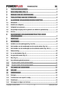 Handleiding Powerplus POWEG63703 Grasmaaier