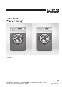 Priručnik Miele PW 5136 EL Stroj za pranje rublja