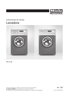 Manual de uso Miele PW 5136 EL Lavadora