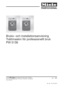 Bruksanvisning Miele PW 5136 EL Tvättmaskin
