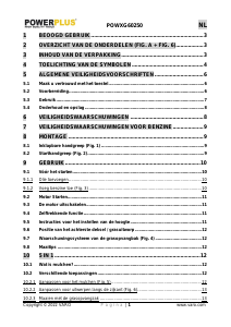 Handleiding Powerplus POWXG60250 Grasmaaier