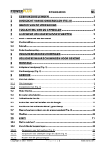 Handleiding Powerplus POWXG60310 Grasmaaier