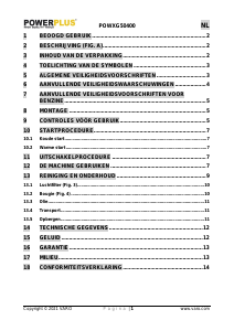 Handleiding Powerplus POWXG50400 Bladblazer