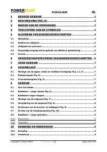 Handleiding Powerplus POWXG4038 Bladblazer