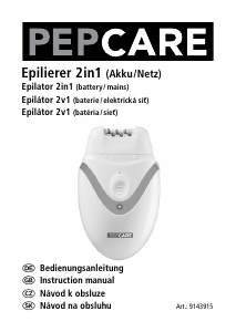 Handleiding Pepcare 2in1 Epilator