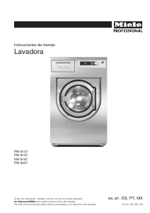 Manual Miele PW 6107 Máquina de lavar roupa