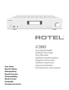 Handleiding Rotel A12MKII Versterker