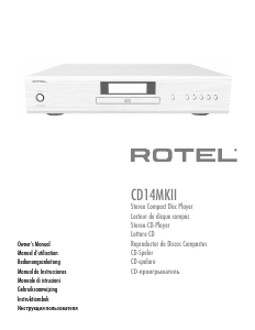 Handleiding Rotel CD14MKII CD speler