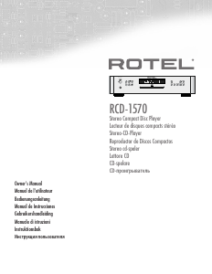 Handleiding Rotel RCD-1570 CD speler
