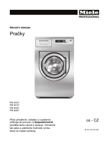 Manuál Miele PW 6167 Pračka