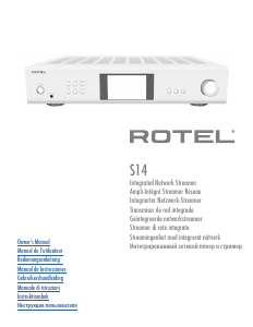 Bedienungsanleitung Rotel S14 Mediaplayer