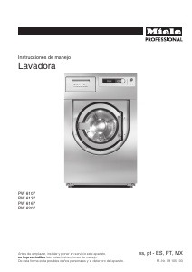 Manual de uso Miele PW 6207 EL Lavadora