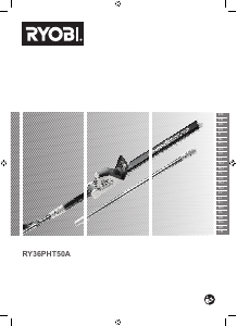 Посібник Ryobi RY36PHT50A Кущоріз
