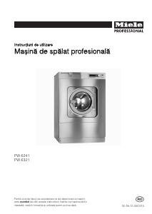 Manual Miele PW 6241 EL TR Mașină de spălat