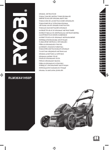 Manual de uso Ryobi RLM36X41H50P Cortacésped