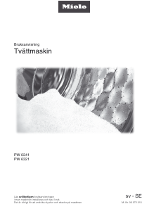 Bruksanvisning Miele PW 6241 EL Tvättmaskin