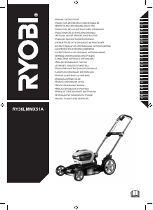 Instrukcja Ryobi RY36LMMX51A Kosiarka