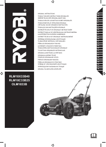 Посібник Ryobi RLM18X33B40 Газонокосарка