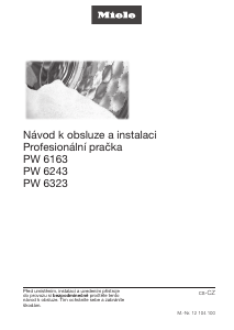 Manuál Miele PW 6243 Pračka