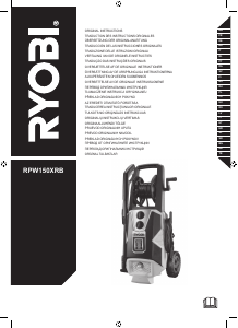 Manual Ryobi RPW150XRB Curatitor presiune