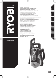 Manual de uso Ryobi RPW110B Limpiadora de alta presión