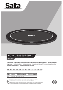 Bruksanvisning Salta 5066 Royal Baseground Studsmatta