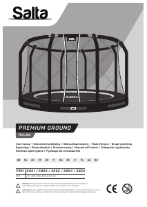 Bruksanvisning Salta 5853 Premium Ground Trampoline