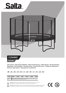 Bruksanvisning Salta 585 Combo Round Studsmatta