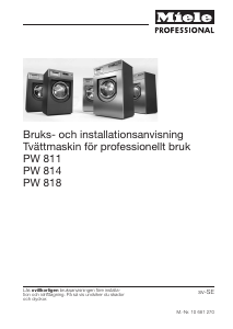 Bruksanvisning Miele PW 811 EL ZER MF Tvättmaskin