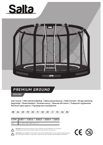 Manual Salta 5854 Premium Ground Trampoline