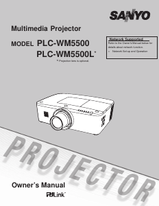 Handleiding Sanyo PLC-WM5500L Beamer