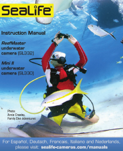 Manual SeaLife ReefMaster SL332 Digital Camera