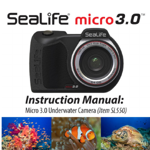 Manual SeaLife Micro 3.0 Digital Camera