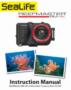 Manual SeaLife ReefMaster RM-4K SL350 Digital Camera