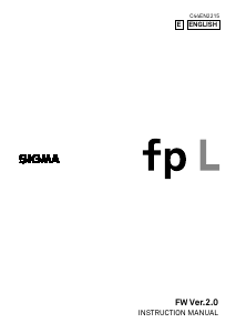 Manual Sigma FP L Digital Camera