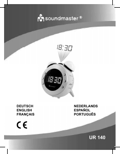 Bedienungsanleitung SoundMaster UR140RO Uhrenradio