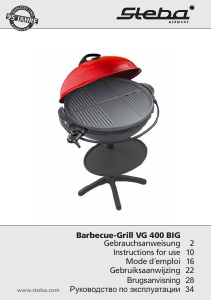 Handleiding Steba VG 400 Barbecue
