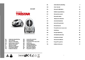 Kullanım kılavuzu Tristar SZ-2187 Elektrikli süpürge