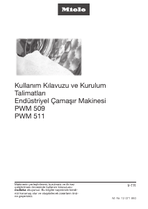 Kullanım kılavuzu Miele PWM 509 Çamaşır makinesi