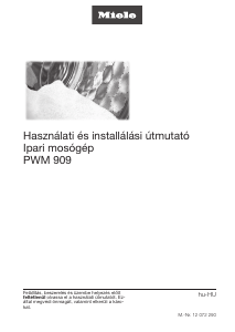 Használati útmutató Miele PWM 909 Mosógép