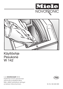 Käyttöohje Miele W 142 Pesukone