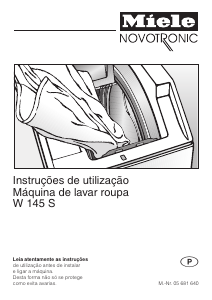 Manual Miele W 145 S Máquina de lavar roupa